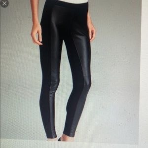 Velvet by Graham & Spender faux leather/ponte pant